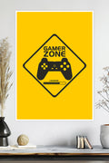Gamer Zone | Gaming Room Decor | Game Poster