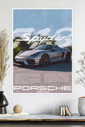 Porsche 718 Spyder | Car Poster