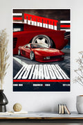 Ferrari Testarossa | Since 1984 | Car Poster