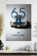1965 Shelby GT350 | Classic Mustang | Car Poster
