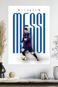 Lionel Messi | Rakuten Partnership | Football Poster