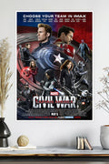 Captain America: Civil War | Iron Man vs. Captain America | Marvel Poster