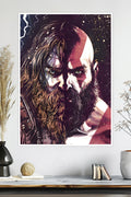 Thor vs. Kratos | God of War | Kratos & Atreus | Game Poster