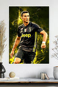 Cristiano Ronaldo | Jeep Partnership | Football Poster