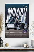 Obanai Iguro x McLaren 720S | Car Poster
