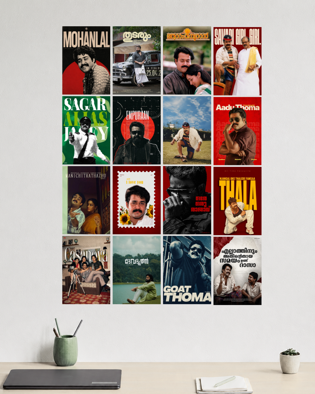 Mohanlal Posters Collection |Mohanlal Film Posters Set